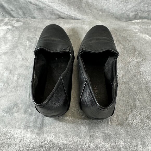 Style & Co womens size 6M leather black slip on loafers - Picture 8 of 16